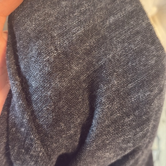 Zara women’s LIGHTWEIGHT long knit duster Cardigan sweater pockets Heather gray - Picture 5 of 8